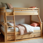 bunk bed with a double​