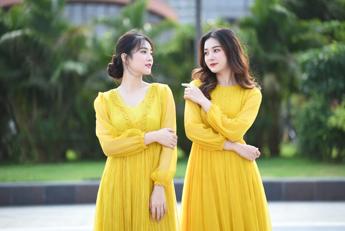 yellow dresses for women